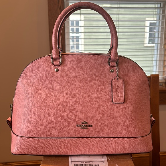Coach Handbags - Coach Pink Sierra Satchel Bag (NWT)